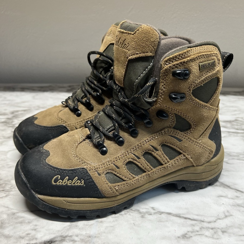 Cabela's Hiking Boots Women's Size 8.5 D Brown Waterproof Thinsulate Dry-Plus